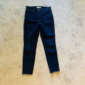 Madewell 10” High Rise Skinny, Size 28